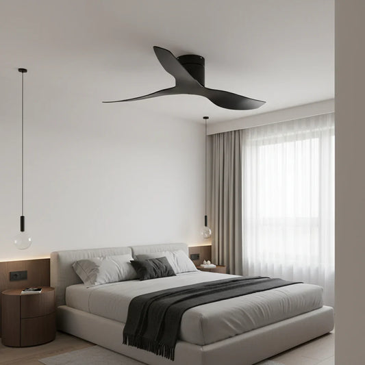 Onyx — Ventilateur ultra-plat noir et ABS noir